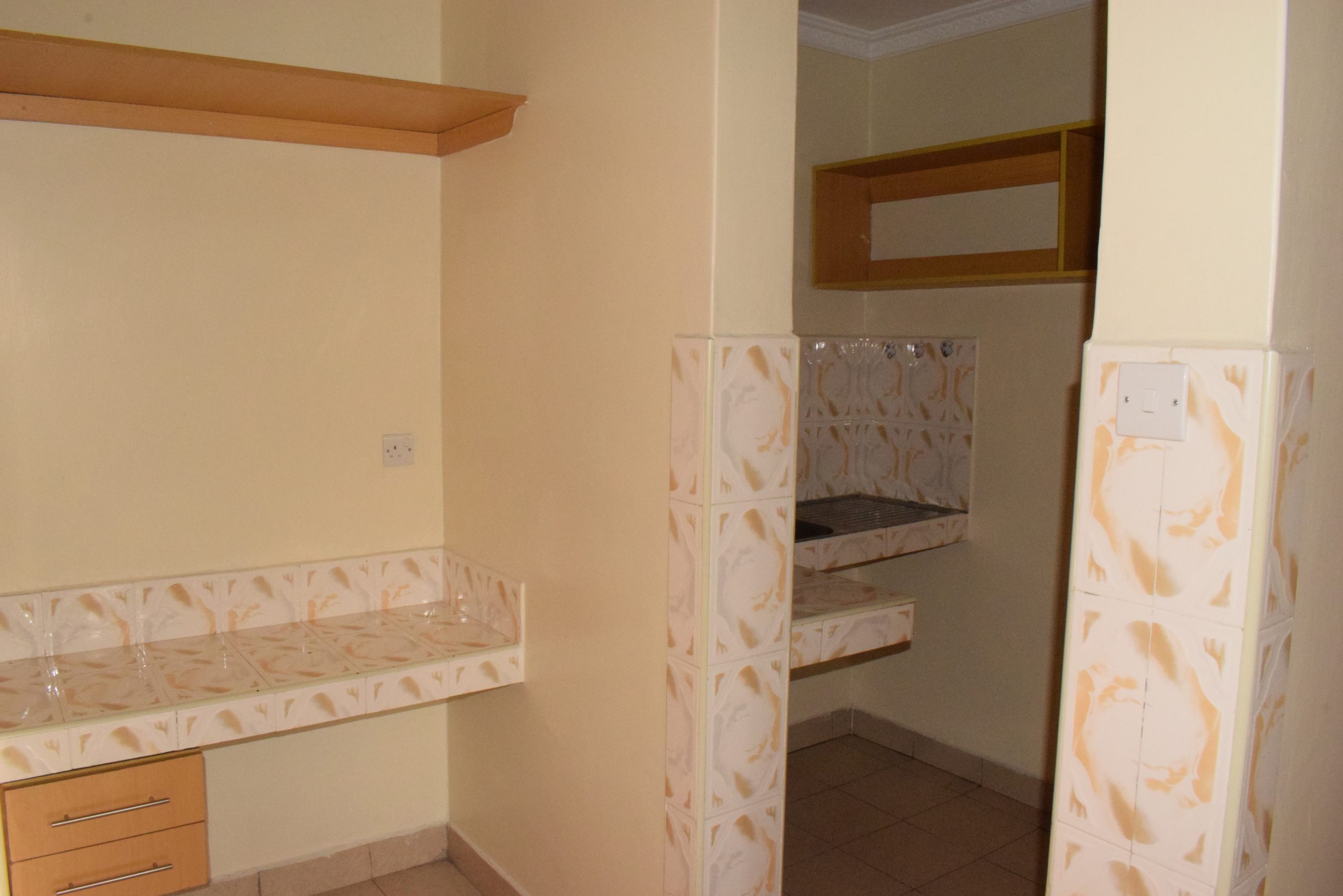 Reading Area and Kitchen